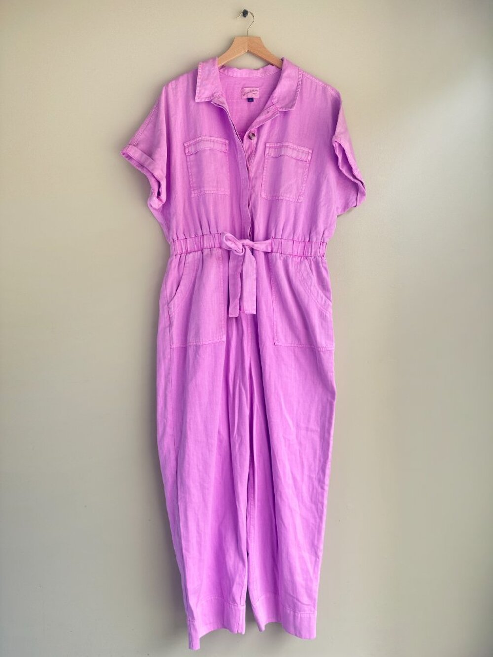 Universal Thread Pink Short Sleeve Utility Jumpsuit Boiler Suit Sz 1X